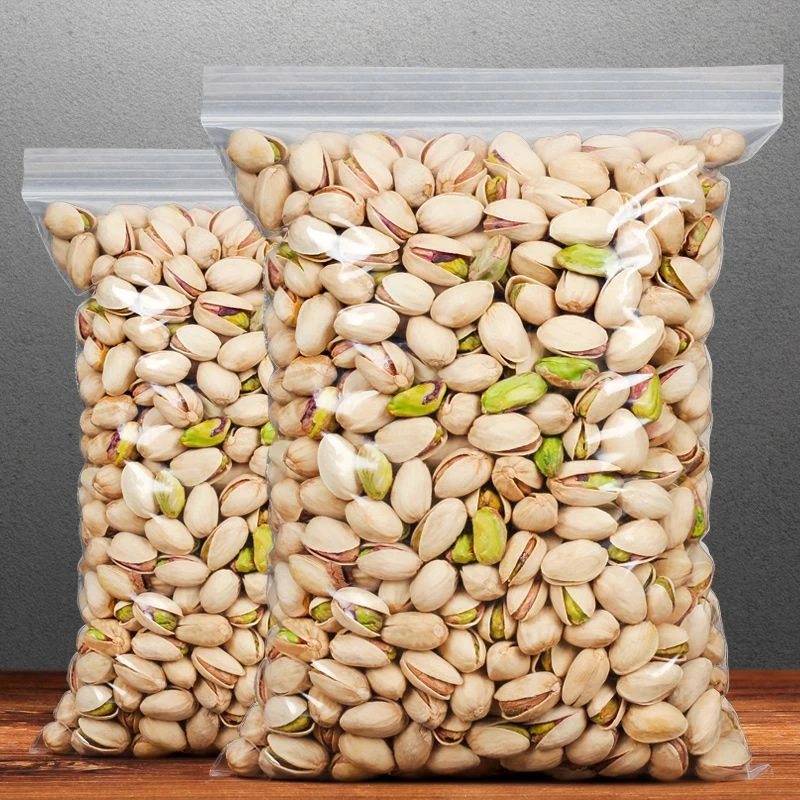 新货大颗开心果原味500g/10g坚果干果原色无漂白自然开口原味零食