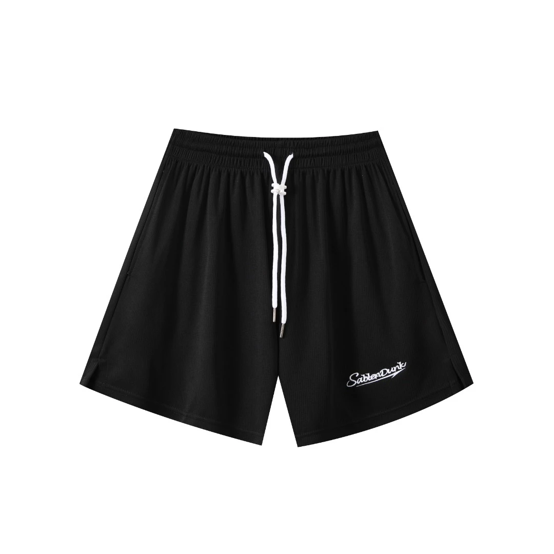 夏季运动休闲百搭纯色潮流男女短裤美式速干跑步篮球裤清爽宽松裤