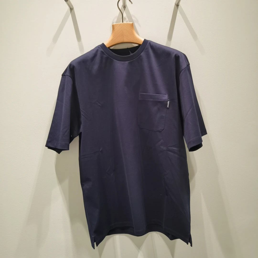 全新未使用 Prada/普拉达 男士口袋拼接小字母简单百搭T恤