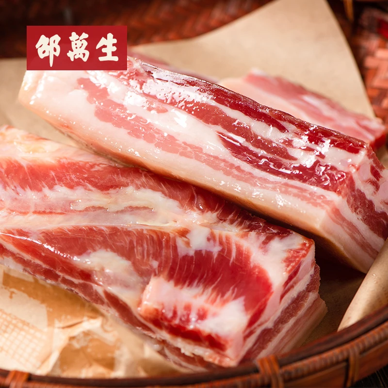 邵万生【推荐】风味500g袋农家五花咸肉新鲜腌肉上海特产经典传统