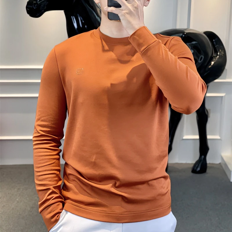 <古帝特尼>新款男士潮流高定欧货时尚百搭圆领上衣长袖Z-29169