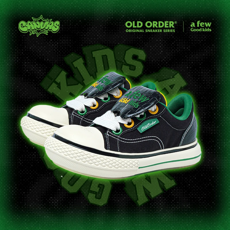 【AFGK大头鞋】OLDORDER联名大头厚底国潮帆布鞋春秋舒适潮鞋低帮潮