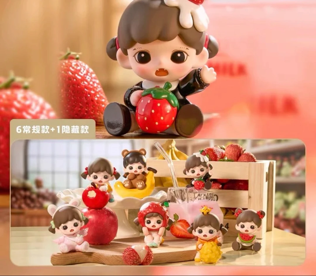 【拆盒拆袋】Baby zorra 我爱吃果果mini系列盲盒潮玩