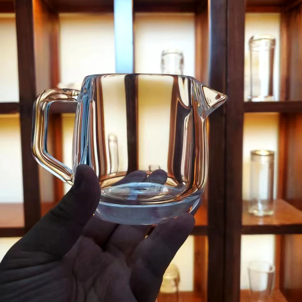 【悟道】纯水晶公道杯手工打磨水晶茶具