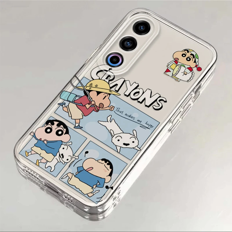 魅族21适用手机壳蜡笔小新秋游卡通透明全包软硅胶防摔保护男女