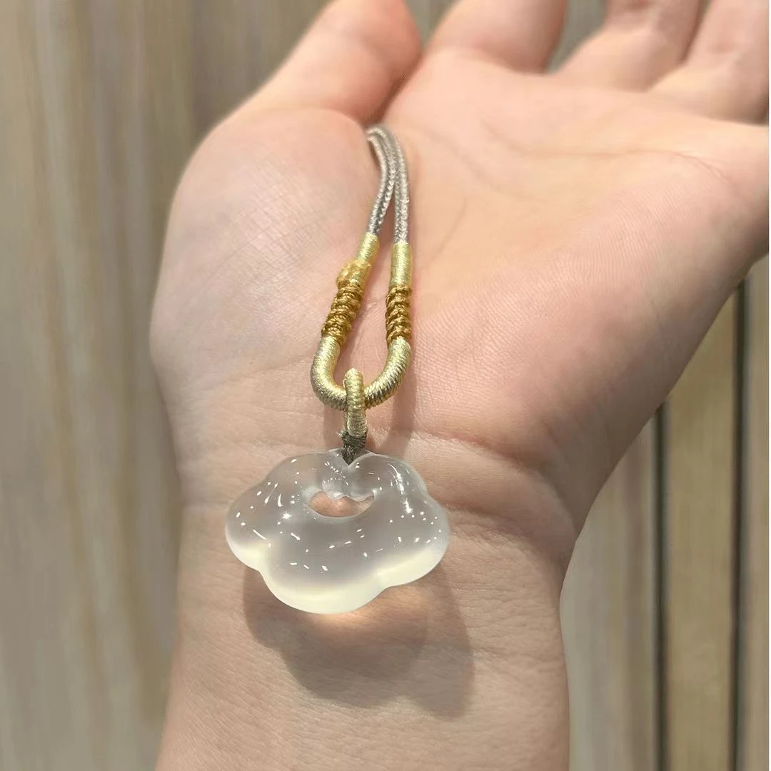 天然玛瑙玉石祥云锁（多样性发货）发一只