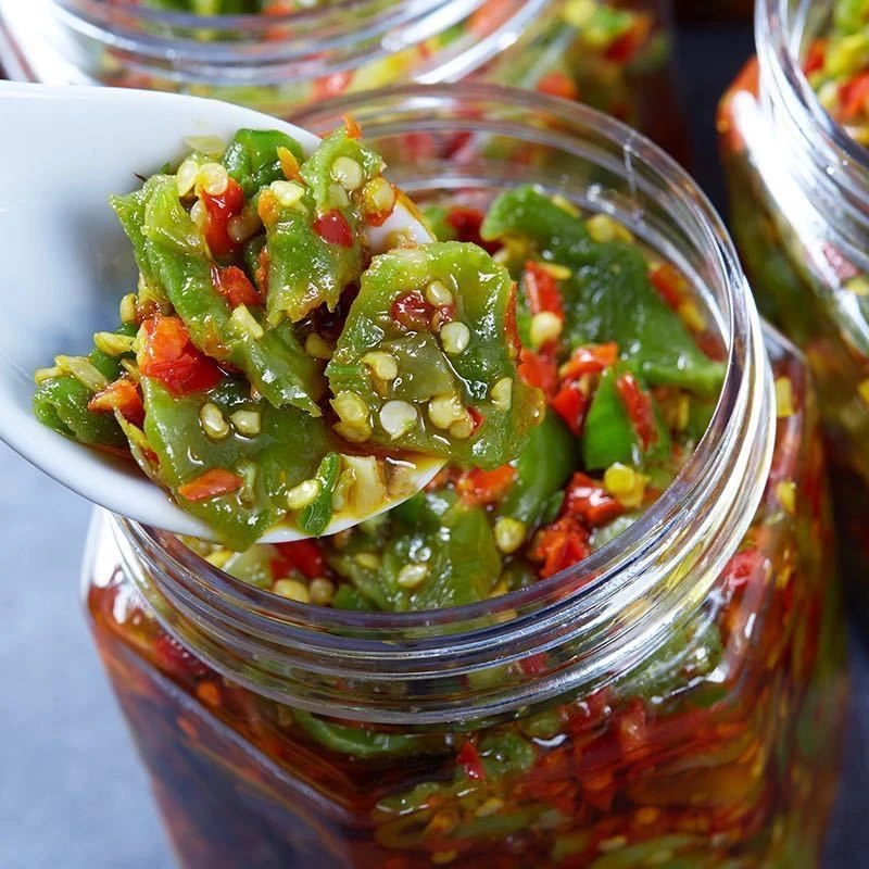 正宗香辣剁椒贡菜下饭菜罐装开胃菜拌面拌饭咸菜大全好吃美食280g