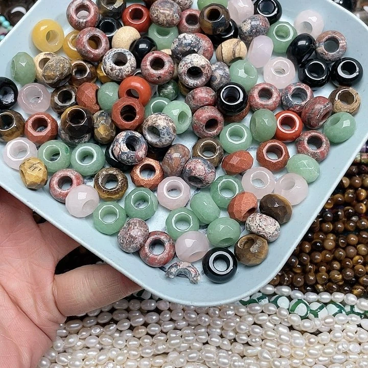 玛瑙/玉髓珠宝半成品未镶嵌15个14mm隔珠