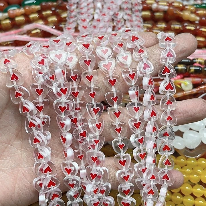 玛瑙/玉髓珠宝半成品未镶嵌一条10mm琉璃
