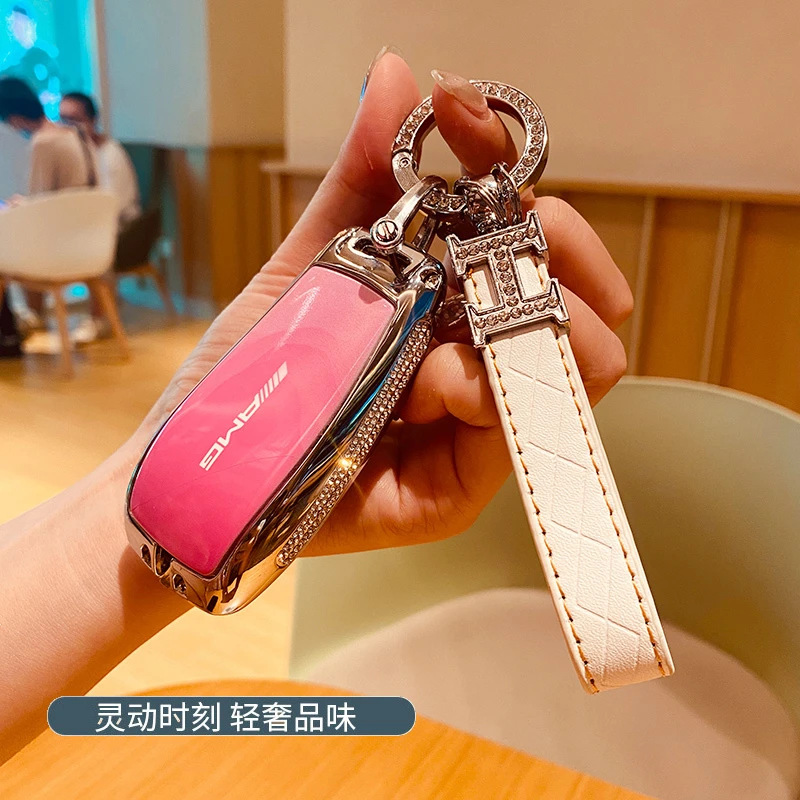 适用奔驰钥匙套C级E级GLC300L包e300l/E260/C260壳A200车180L女扣
