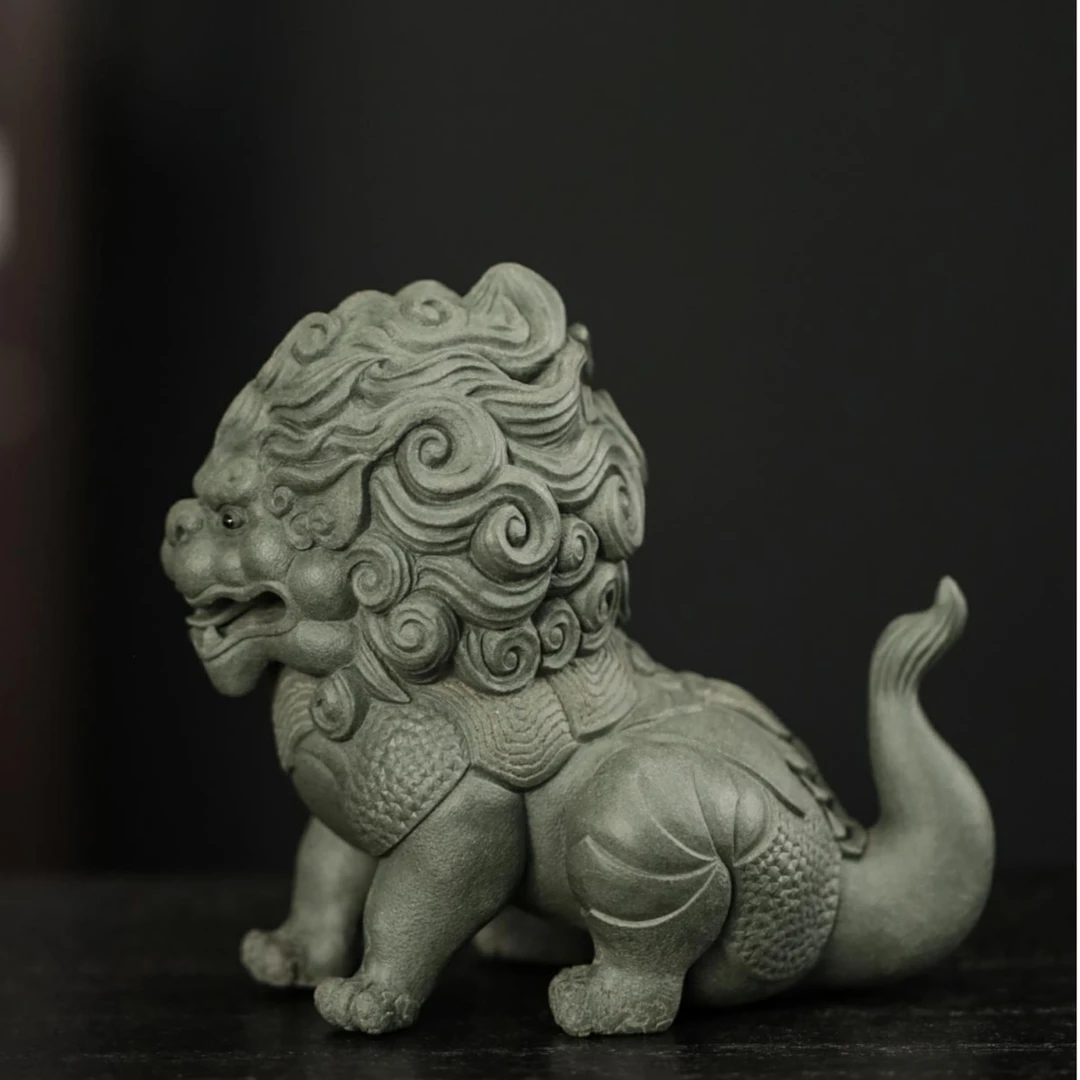【火麒麟】紫砂茶宠  小茶宠摆件
