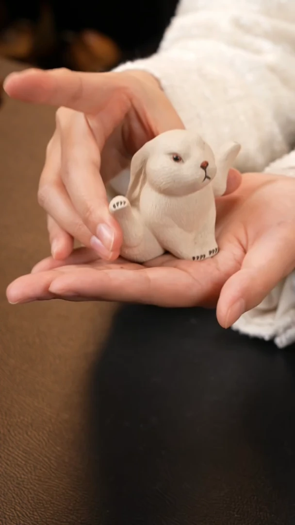 【闪购商品】紫砂茶宠紫砂 劈叉兔子