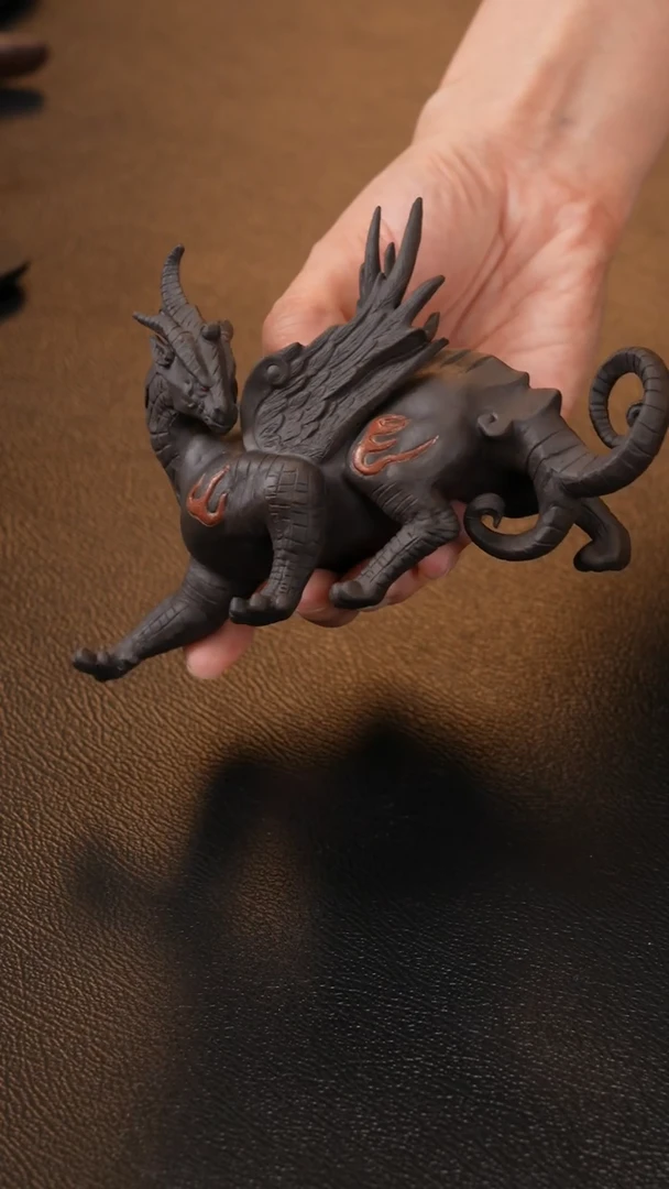 【闪购商品】紫砂茶宠飞天貔貅