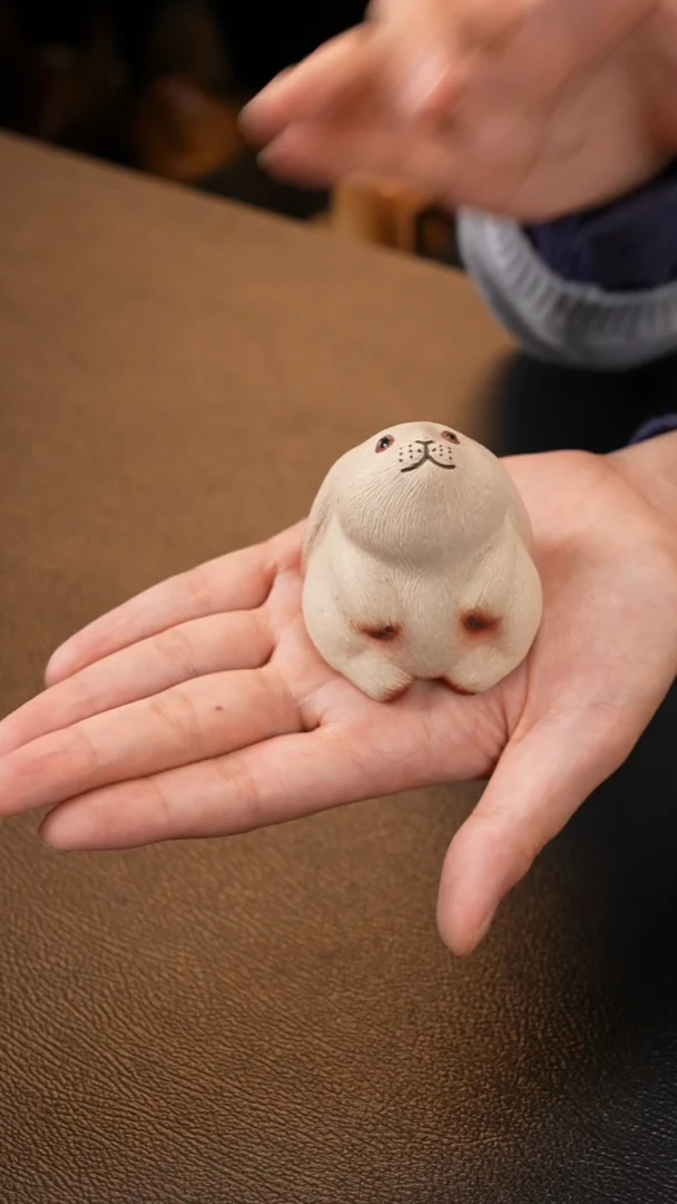 【闪购商品】紫砂茶宠望月兔兔