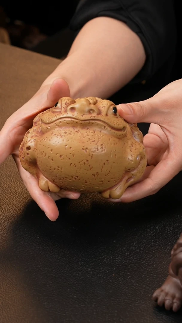 【闪购商品】紫砂茶宠紫砂福蟾
