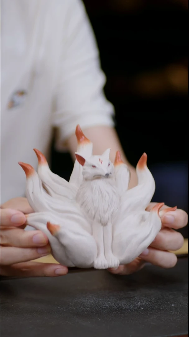 【闪购商品】紫砂茶宠紫砂九尾狐大