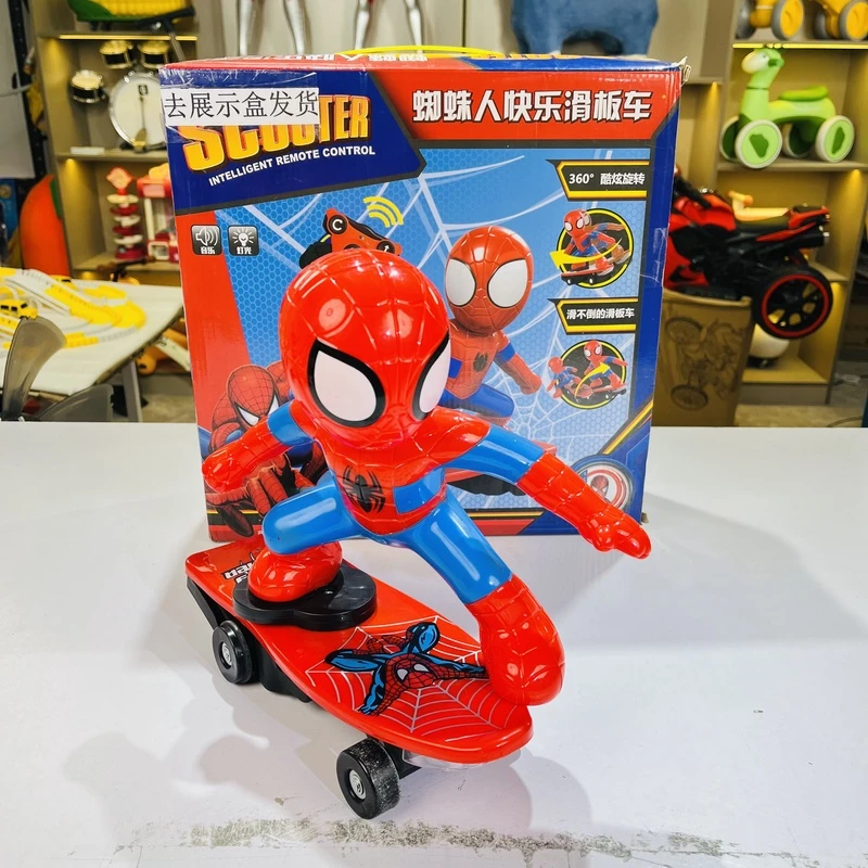 露蜘蛛侠滑板车特技滑板车益智玩具颜色款式随机