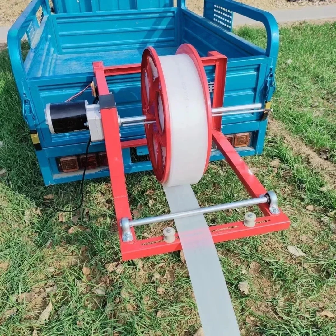 电动卷管收纳机48v-60v通用款主管毛管一体自动回收电动卷管器