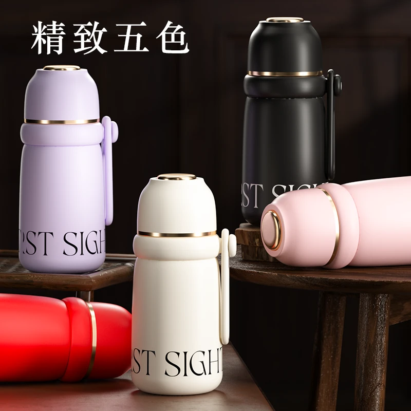 【丽姐专属】冬夏纯韵三饮保温杯316不锈钢弹跳水杯69