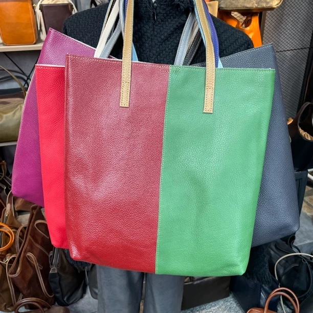 【福利】真皮女包大托特包订单尾货头层牛皮单肩包