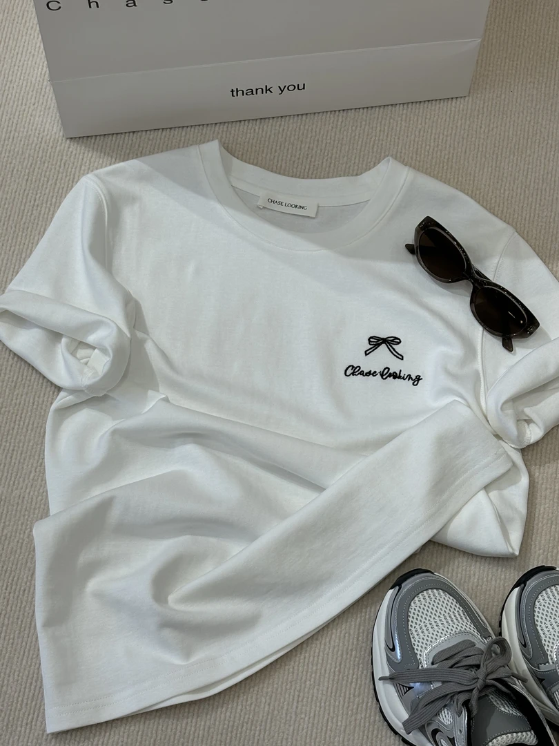 【ChaseLooking】新品 CL定制款蝴蝶结T恤