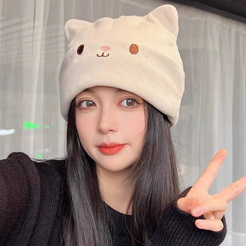 可爱月子帽产后秋天宽松产妇帽秋季10月份孕妇帽百搭学生包头帽