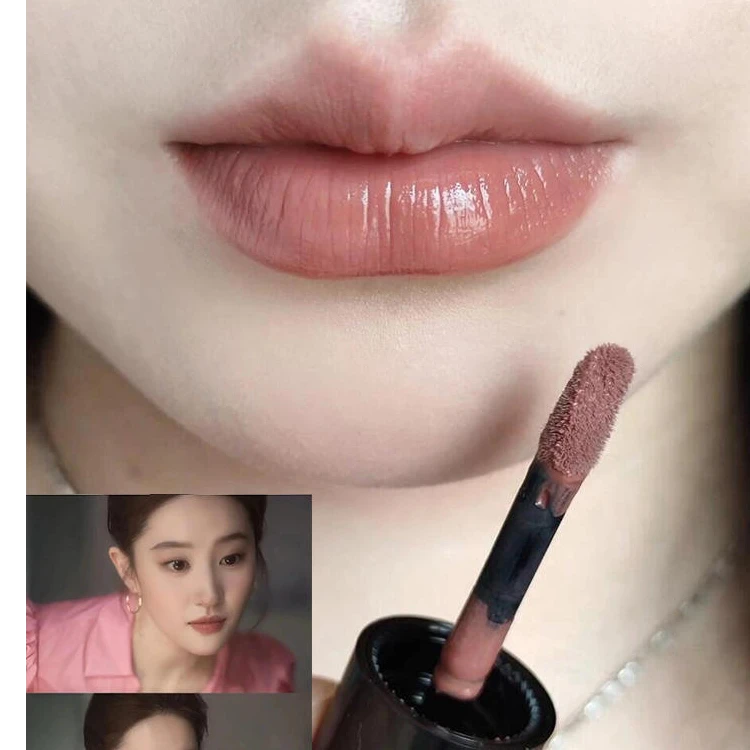 全网在找的刘亦菲口红！唇颊两用唇釉哑光低饱和伪素颜显白多用液
