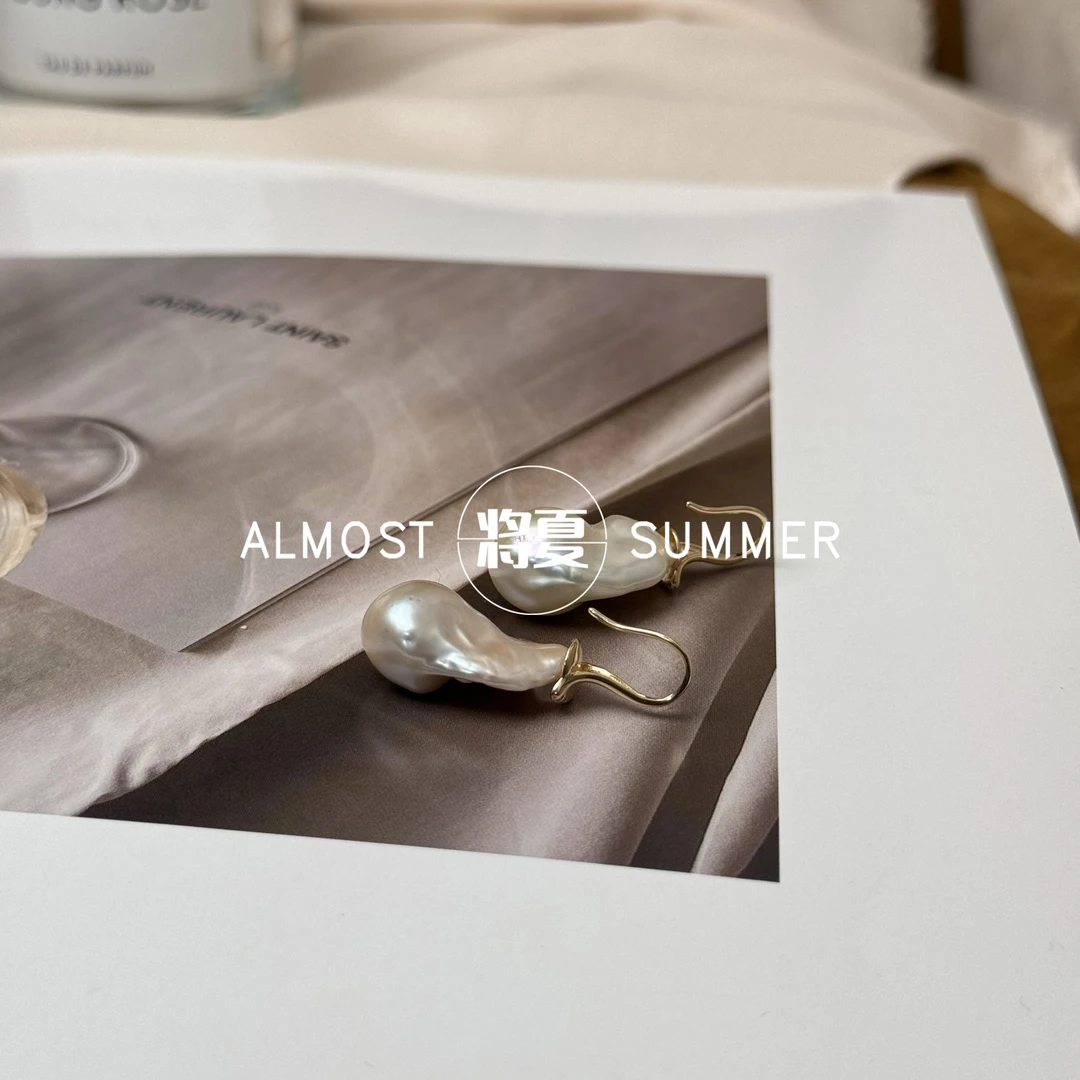 925银耳饰 【巴洛克耳钩】将夏