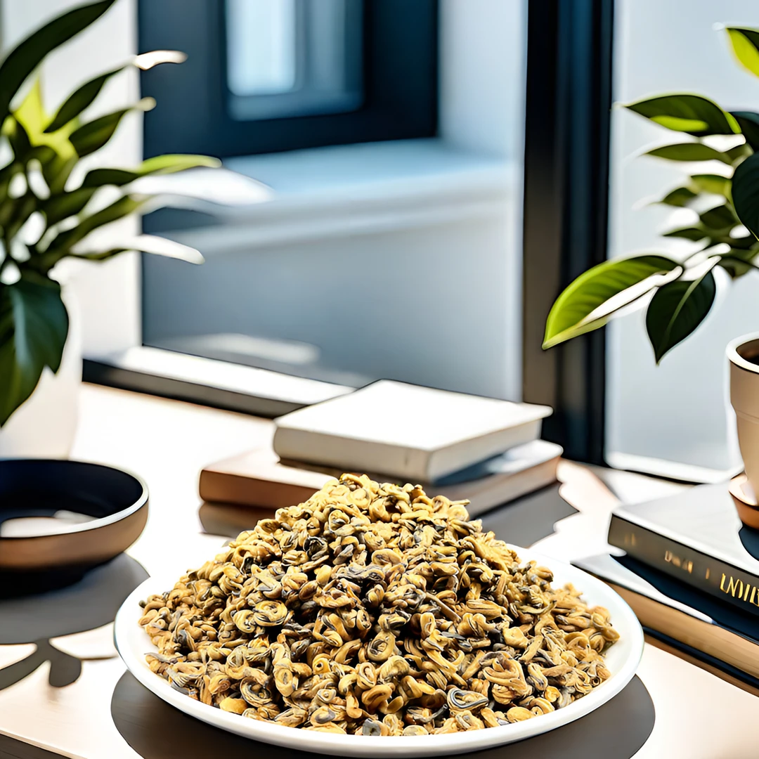 滇红金螺蜜香花香浓郁金毫尽显条索紧实茶汤醇厚回甘耐泡云南红茶