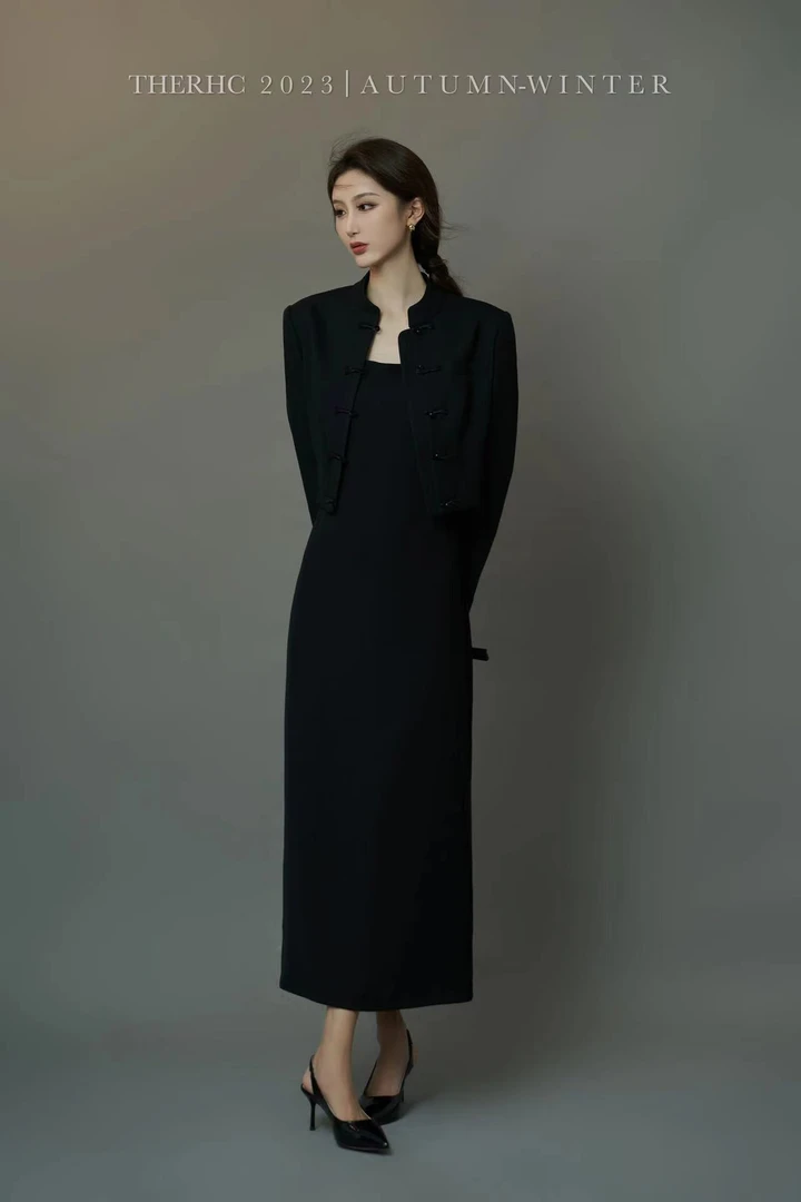 RACHEL 新中式盘扣西装外套