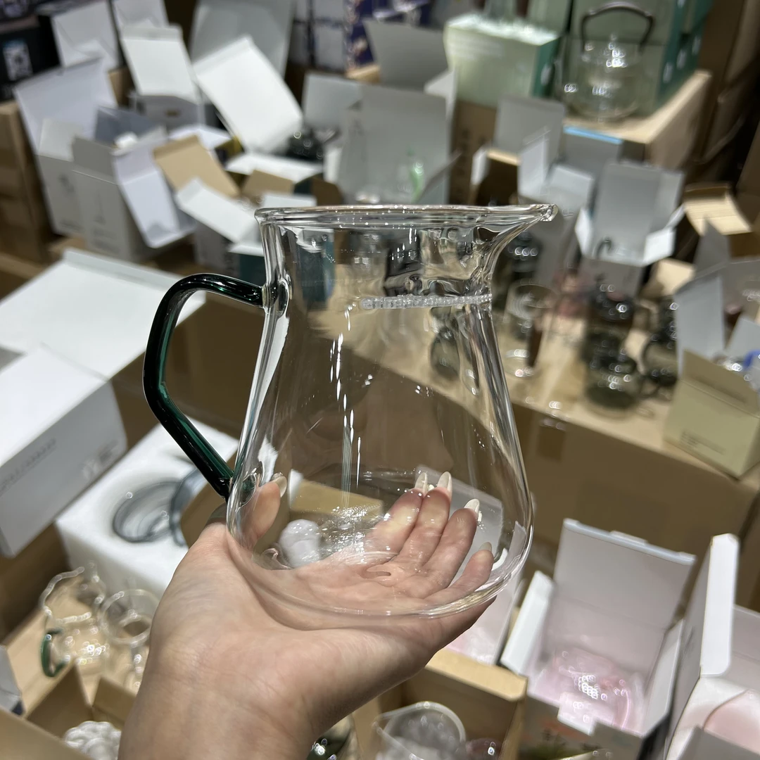 Z019公杯 十里高硼硅耐热玻璃月牙公道杯