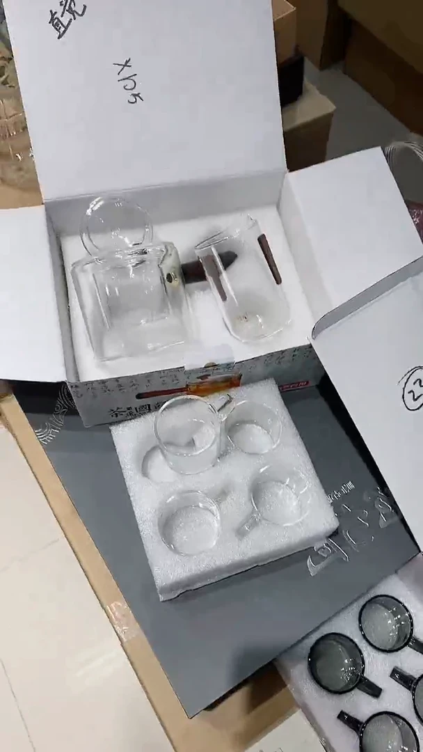 【闪购商品】瓷玻璃X015壶+X068公杯+白色小品杯4只