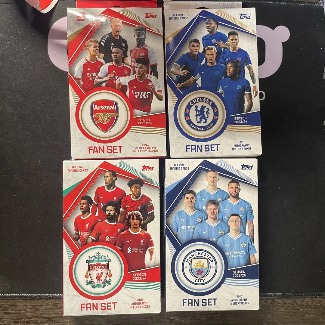 【盲盒代拆】TOPPS23-24阿森纳曼城切尔西利物浦 队盒 球星卡