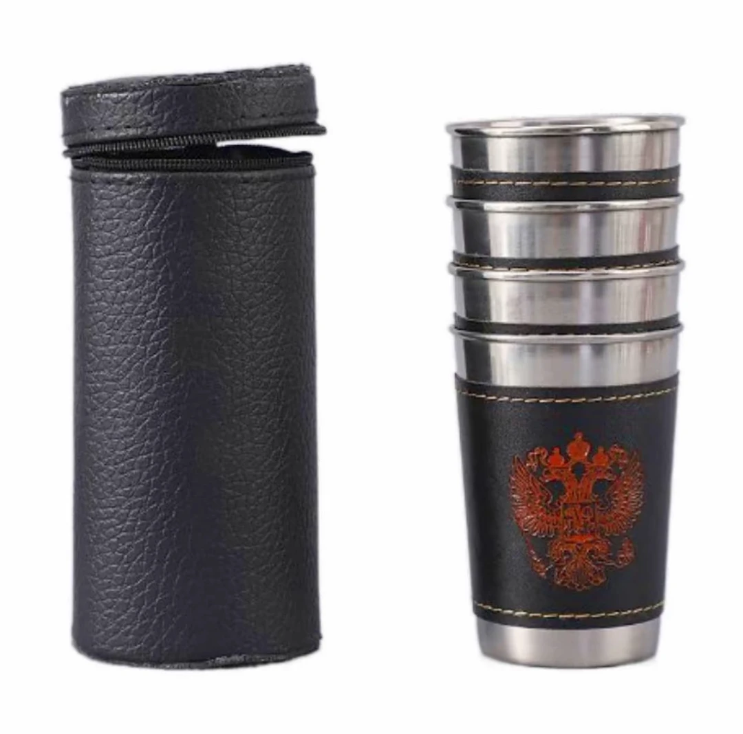 便携式不锈钢水杯四件套