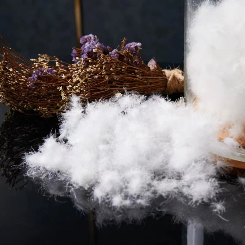 一朵 【95白鸭绒】 羽绒被填充散装羽绒 95%大朵白鸭绒