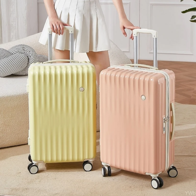 高颜值行李箱女2024新款马卡龙拉杆箱结实耐用密码箱大容量学生