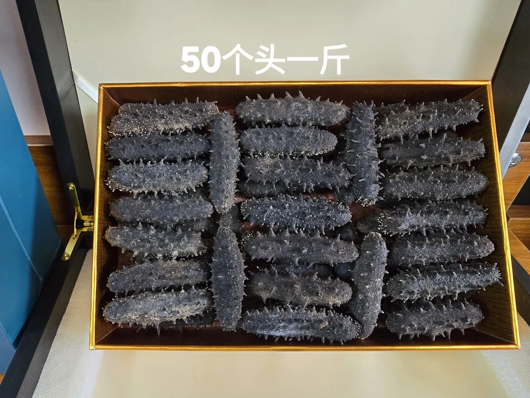 大连底播淡干海参50-80头特惠活动中