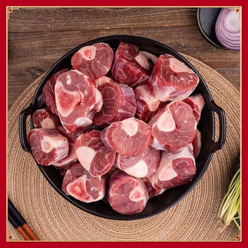 羊小腿内蒙古散养羔羊肉新鲜速冻羊腿肉带骨羊腱子原切羊棒骨2斤