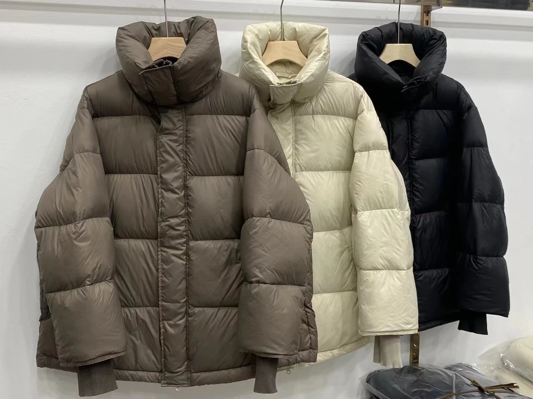 【90白鸭绒】加厚泡芙立领宽松面包简约百搭小众高级服时尚舒适保暖