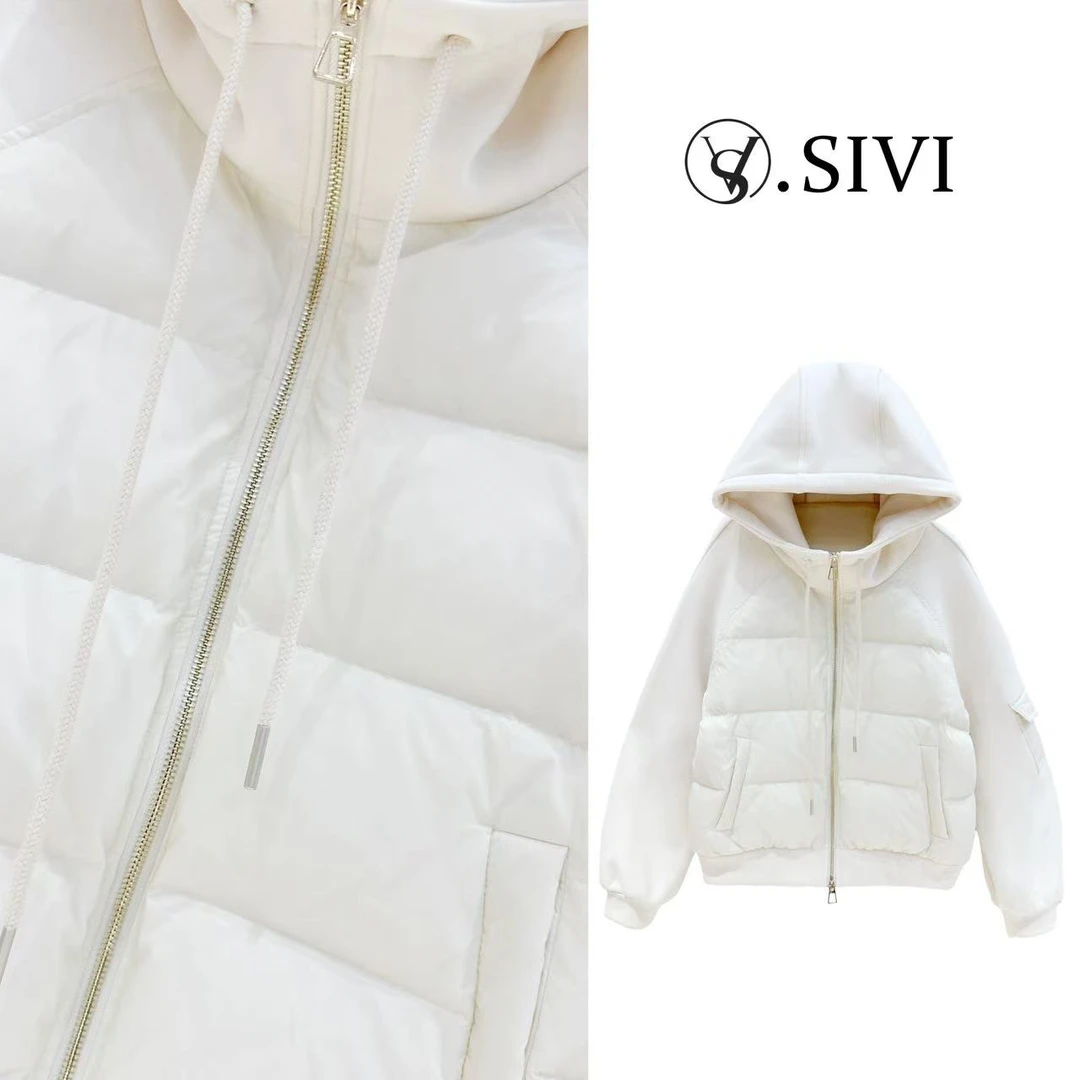 熙薇轻奢气质羽绒服【人约黄昏】冬季新款时尚外套F7013