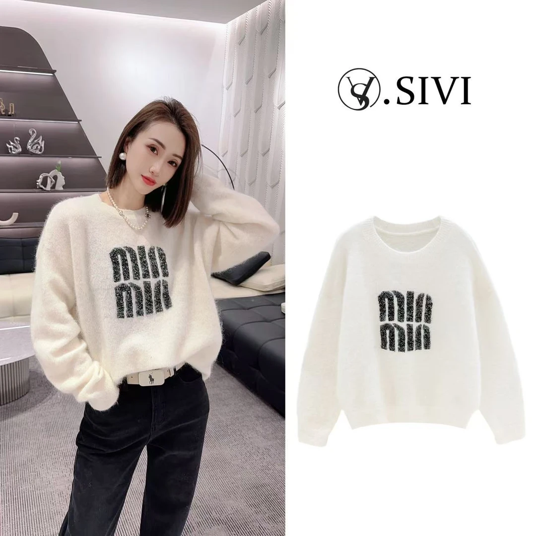 熙薇气质轻奢毛衣【心动告白】冬季新款时尚休闲上衣F7151