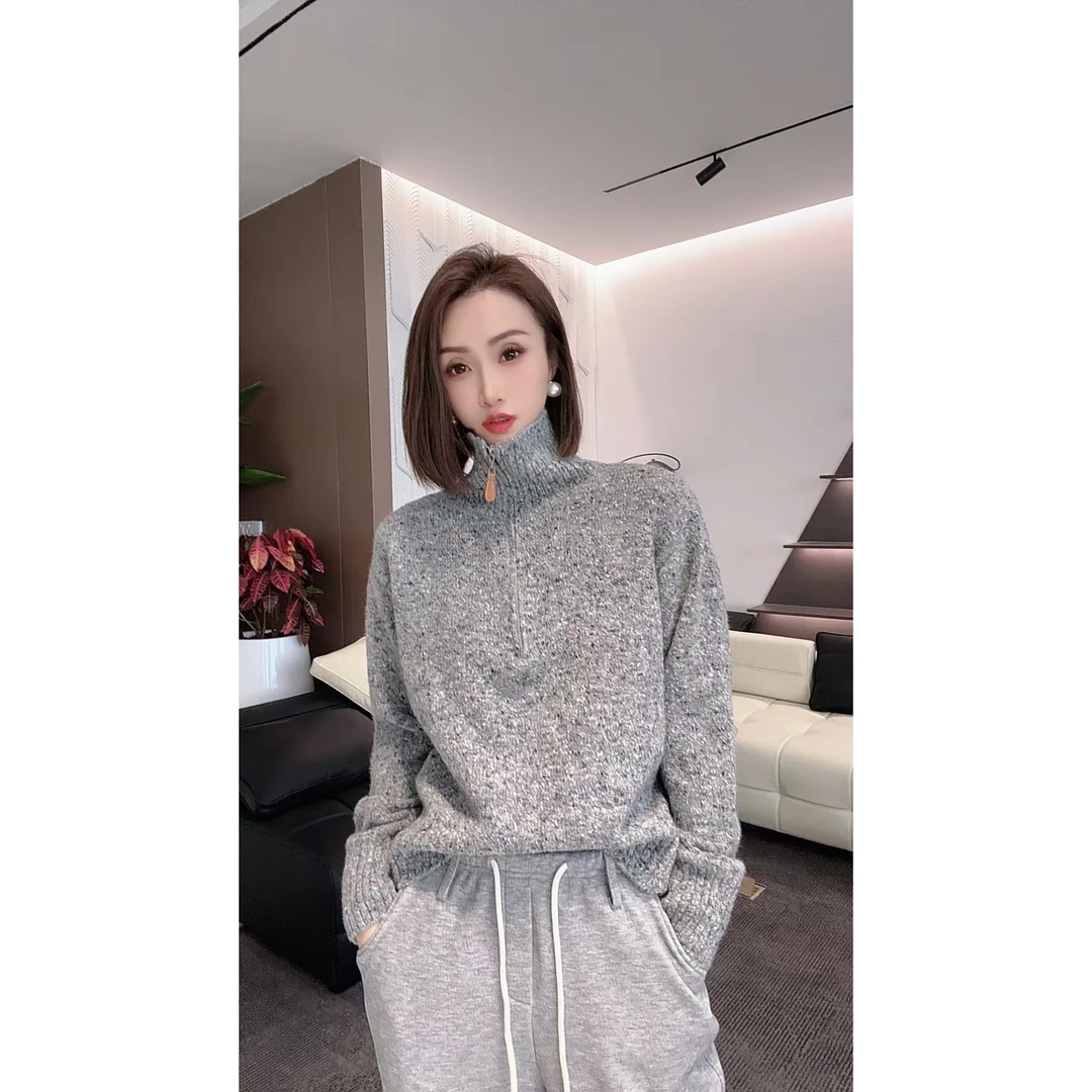 熙薇设计师上衣【梦中情人】新款时尚休闲百搭毛衣F6976