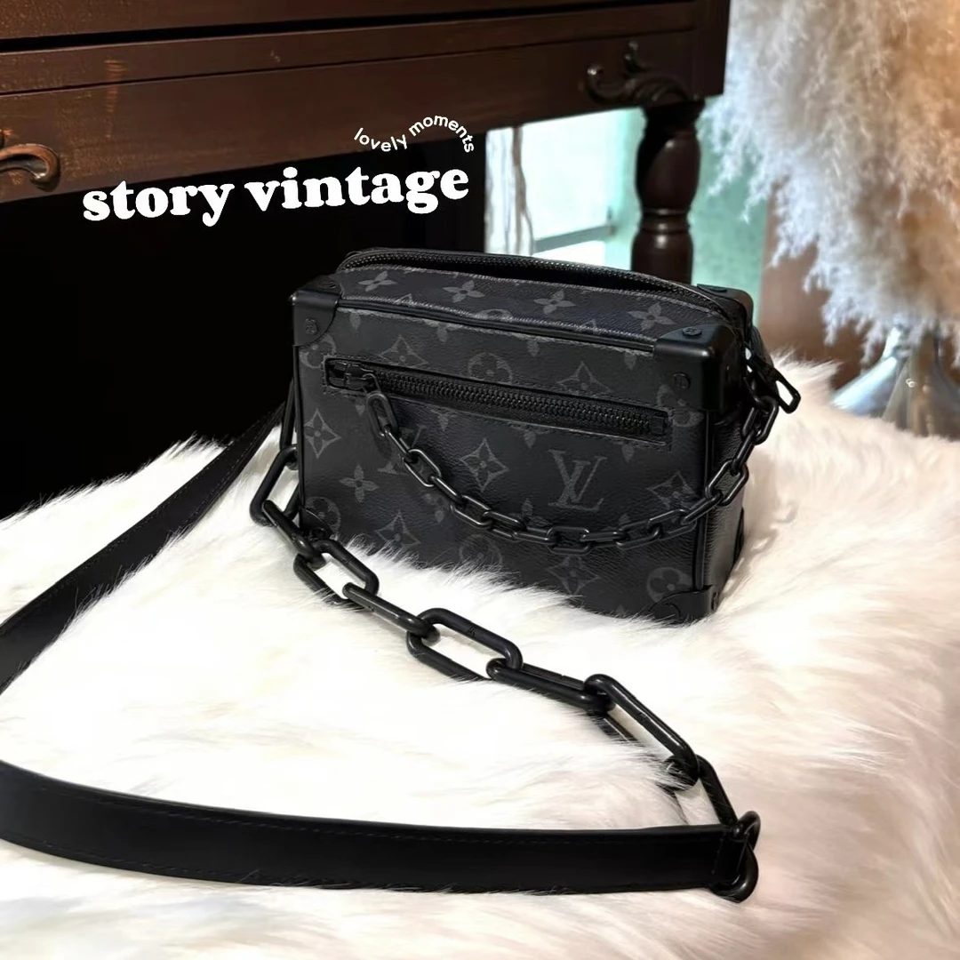 95新 LouisVuitton/路易威登 softtrunk黑武士芯片盒子 【士多梨】