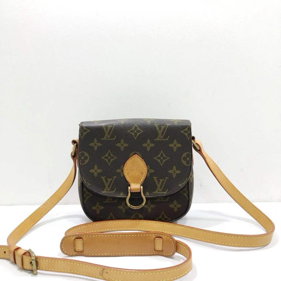 95新 LouisVuitton/路易威登 老花小马鞍单肩斜挎包