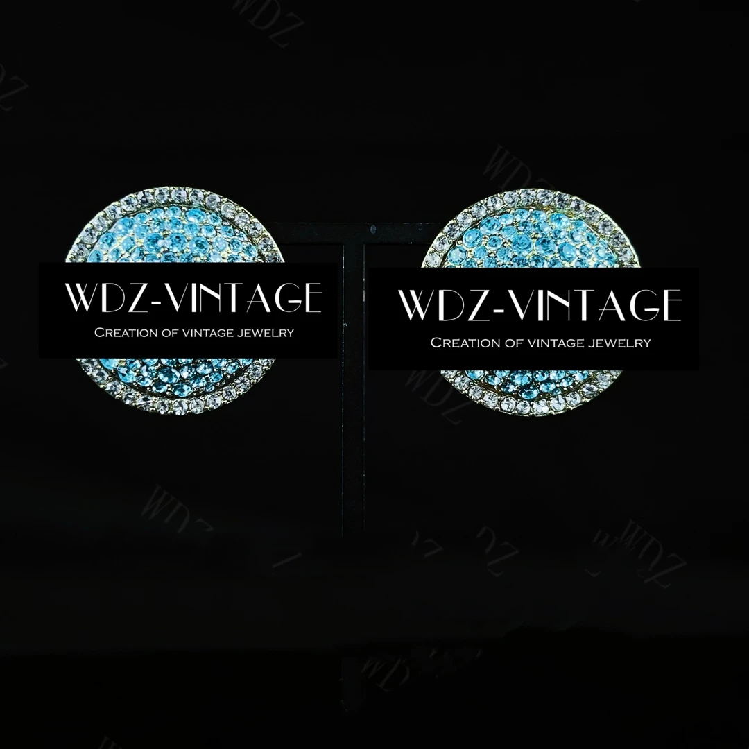 铜合金耳饰 普拉多--中古vintage复古轻奢气质百搭时尚首饰饰品女