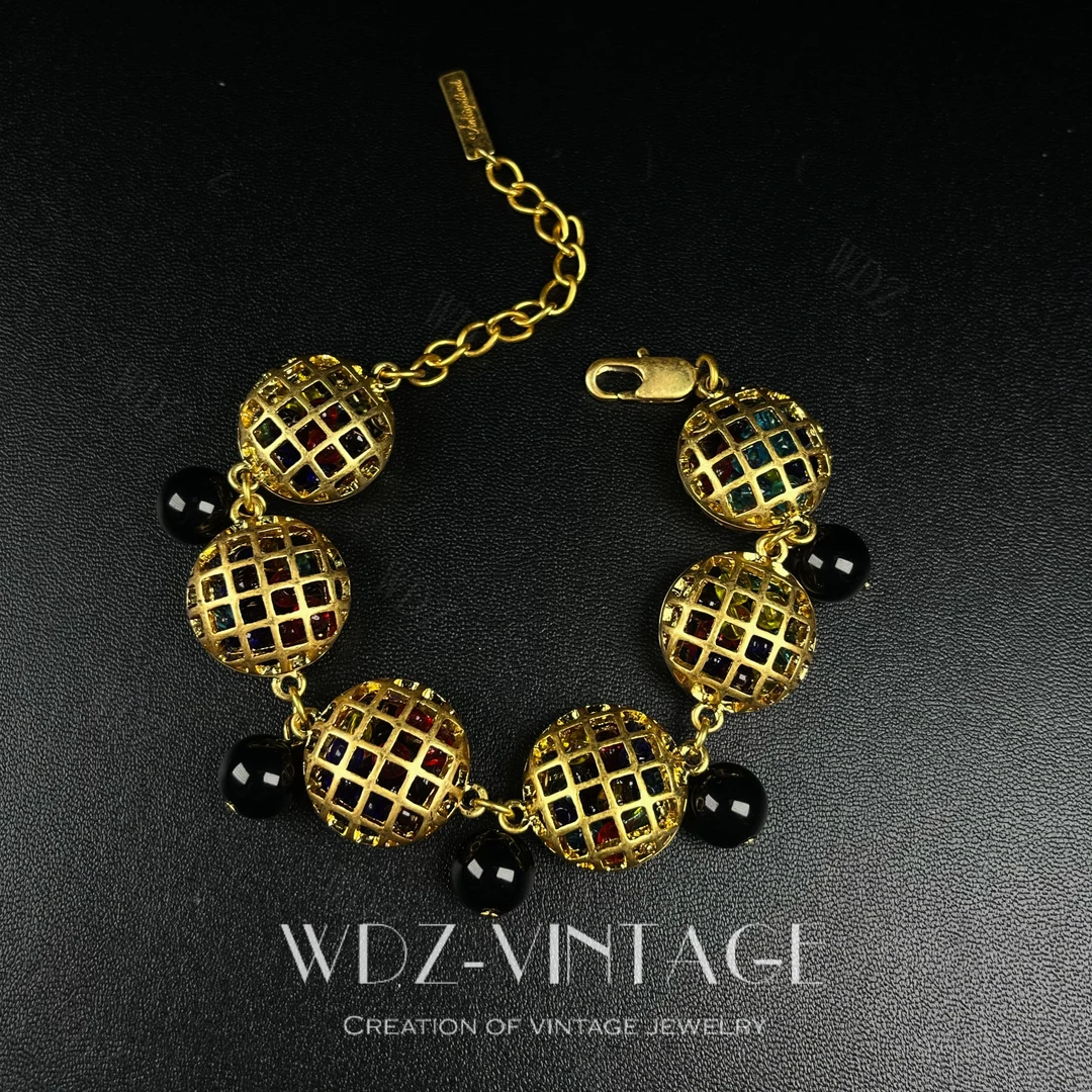 铜合金手链 眷恋-中古vintage饰品首饰手链时尚复古轻奢