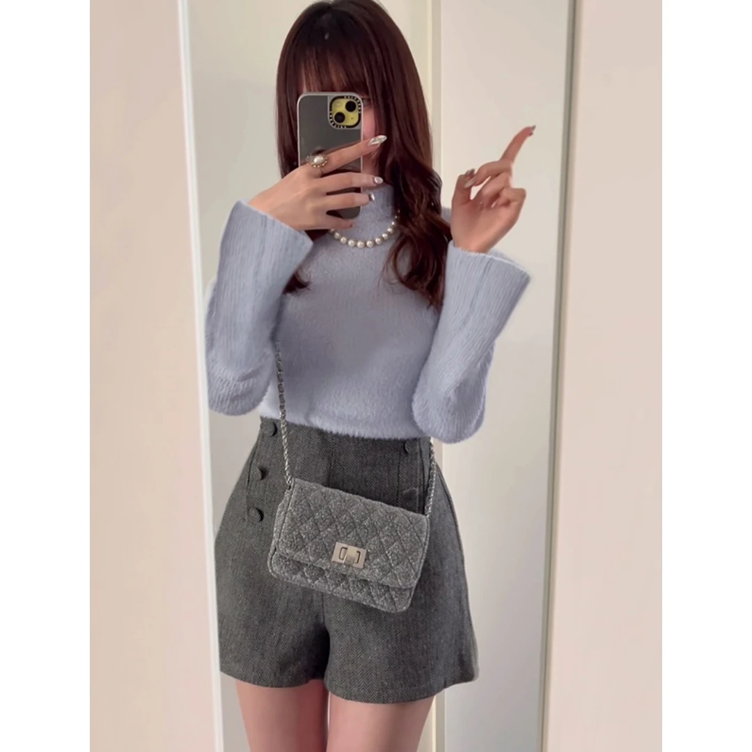 【强哥外贸】 秋季新款 G 时尚气质休闲优雅显瘦针织衫