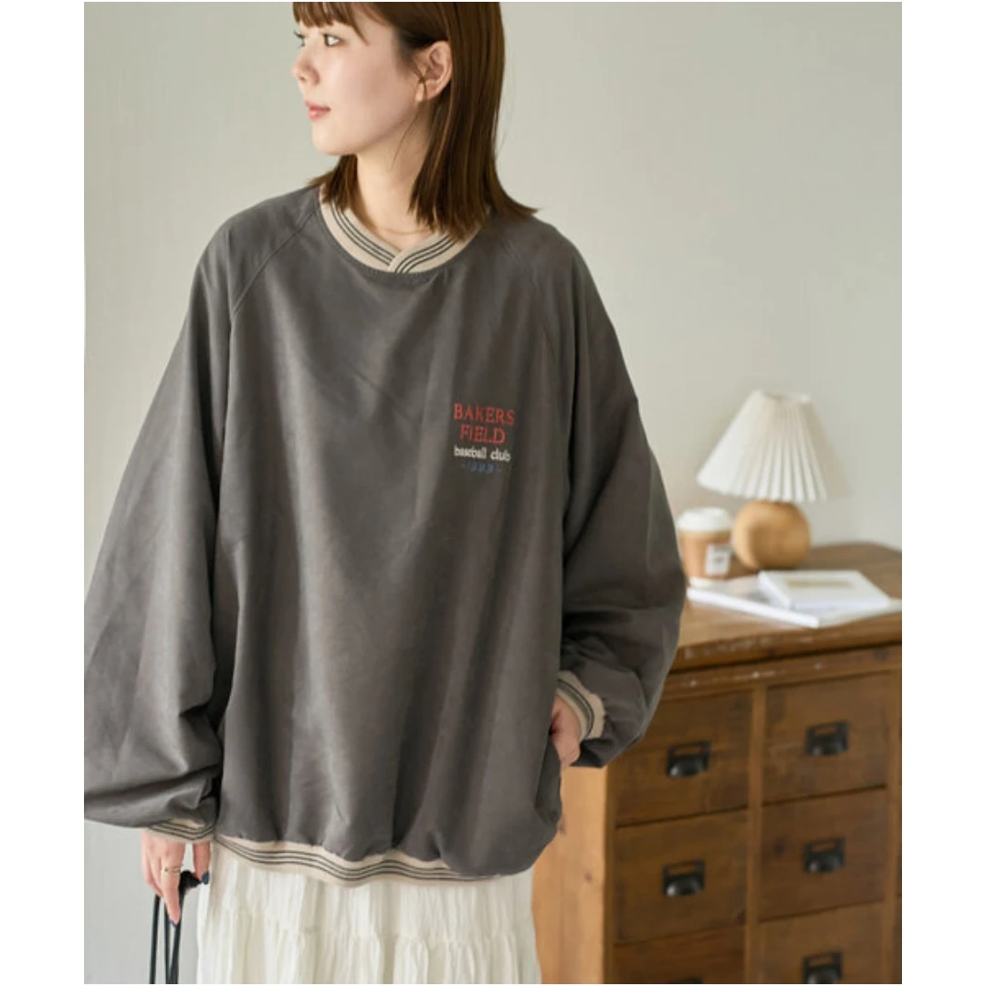 【强哥外贸】 D 秋季新款 休闲简约百搭宽松圆领卫衣