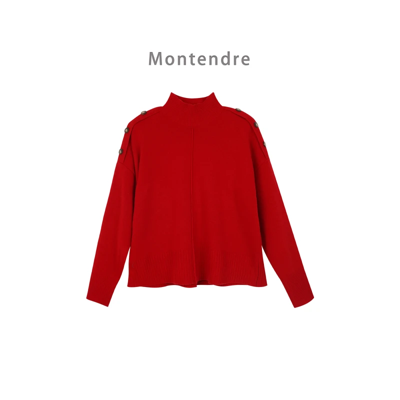 【强哥外贸】 秋冬上新 V 时尚休闲气质百搭羊毛针织衫