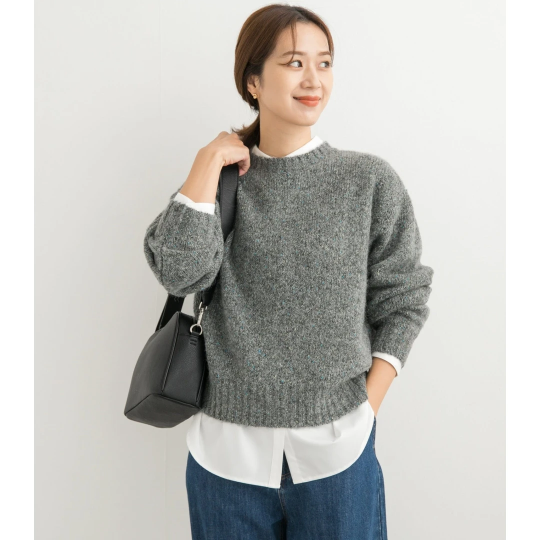 【强哥外贸】 秋冬上新 T 时尚气质百搭休闲优雅针织衫